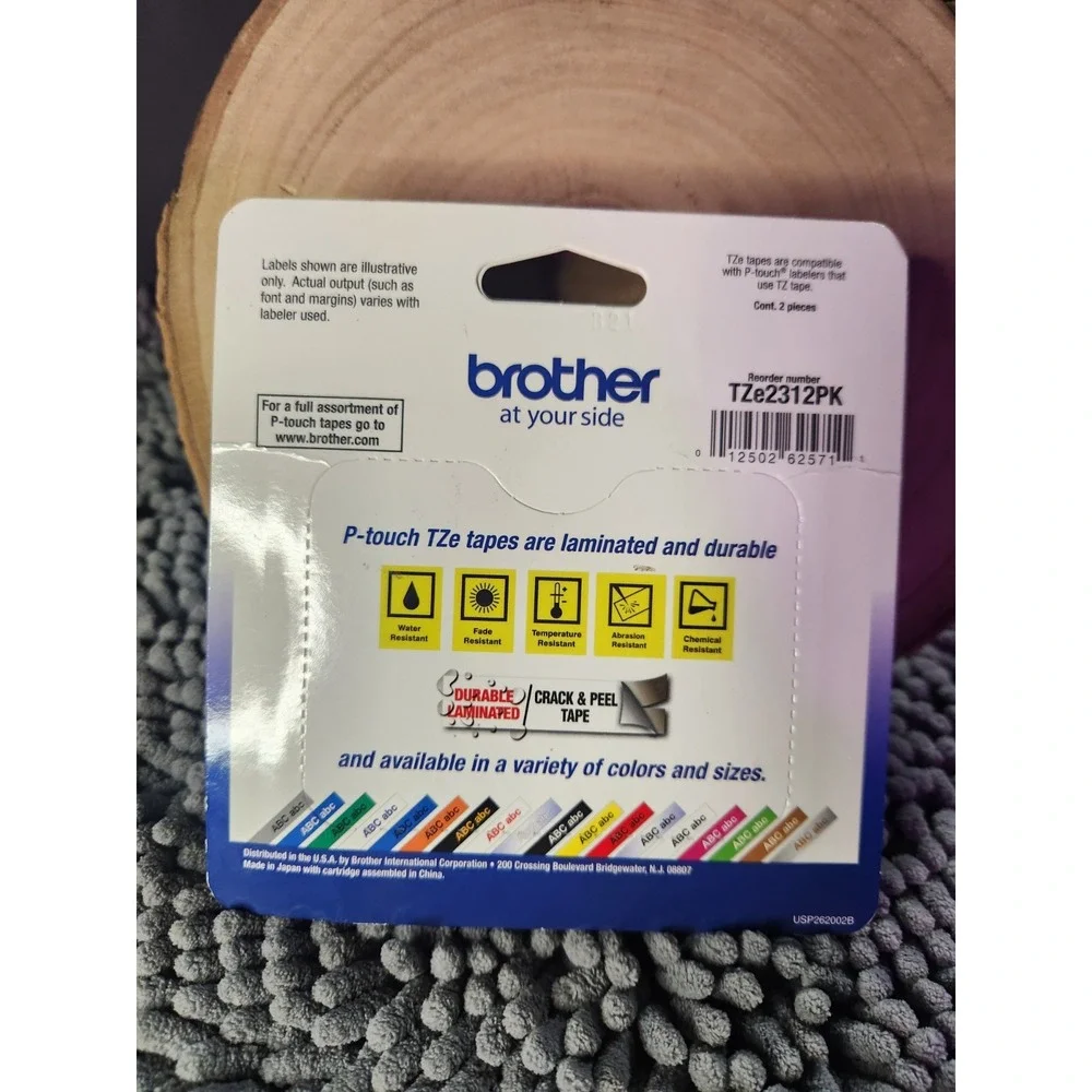 New Genuine Brother P-Touch TZe-231‎ 2PK Black on White Tape